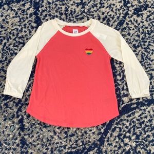 NEW 3/4 sleeve raglan top